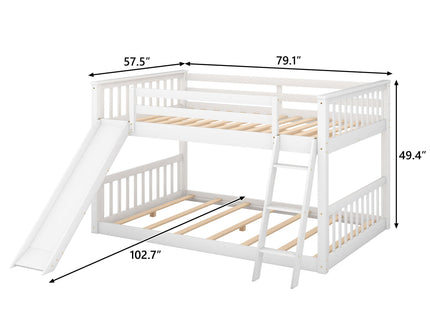 Bunk Bed & Convertible Slide And Ladder