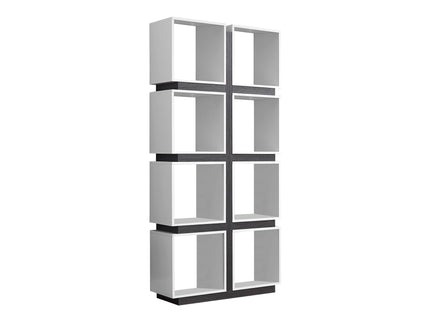 Bookshelf, Bookcase, Etagere, 5 Tier, For Office, Contemporary & Modern - White