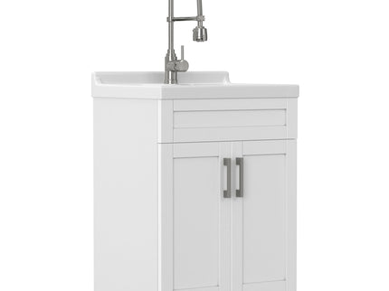 Hennessy - Deluxe Laundry Utility Sink And Cabinet