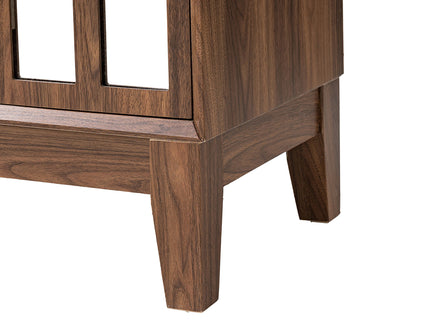 Double Door Cabinet - Walnut