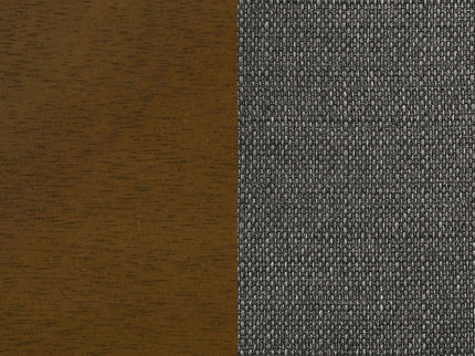 Upholstered Dining Bench - Brown / Gray