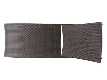 Kauai - Modern Style Wicker Chaise Lounge - Brown Multi