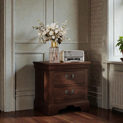 Nightstand With 2 Drawers