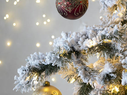 Decorative Hanging Ball Christmas Tree Ornaments For Holiday Decorations (Set of 6)