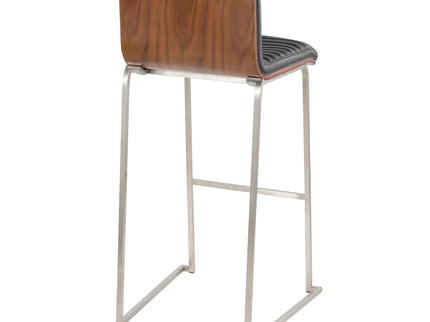 Mason Mara - Contemporary Fixed Height Barstool (Set of 2)