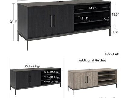 Parkside - Credenza - Light Oak