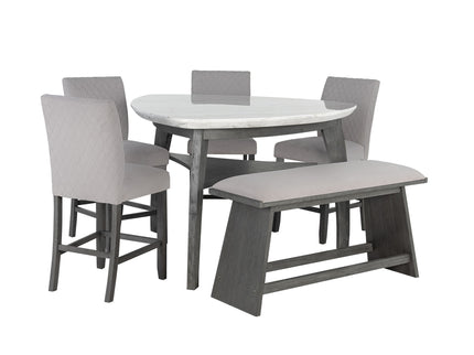 Jasmine - Bar Bench - Gray