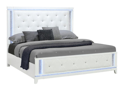 Adalid - Contemporary Bed With LED Lights