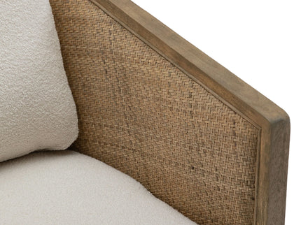 Barrel, Comfy Round Accent Sofa Chair With 360 Degree Swivel, Leisure Arm