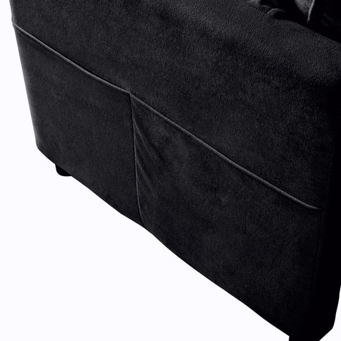 Modern Upholstered Loveseat And Armchair Set With Pillows