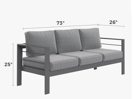 Outdoor Patio Set, All-Weather & Thick Cushions