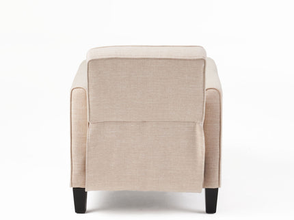 Upholstered Push Back Recliner Chair For Living Room