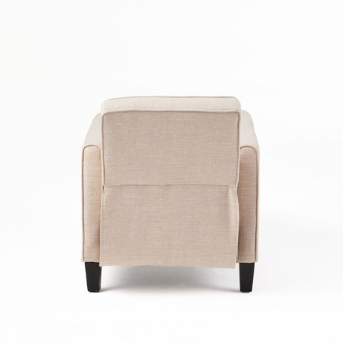 Upholstered Push Back Recliner Chair For Living Room