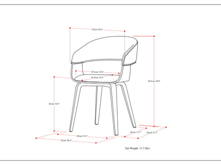 Lowell - Upholstered Bentwood Dining Chair