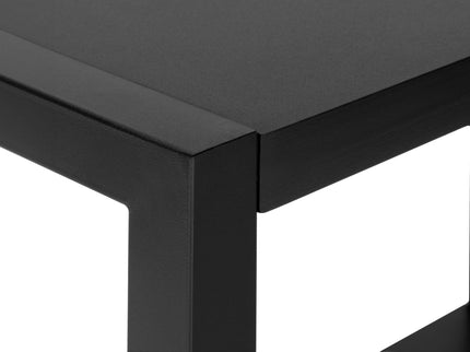 Accent Side Table, Narrow, Small, 2 Tier, Contemporary And Modern