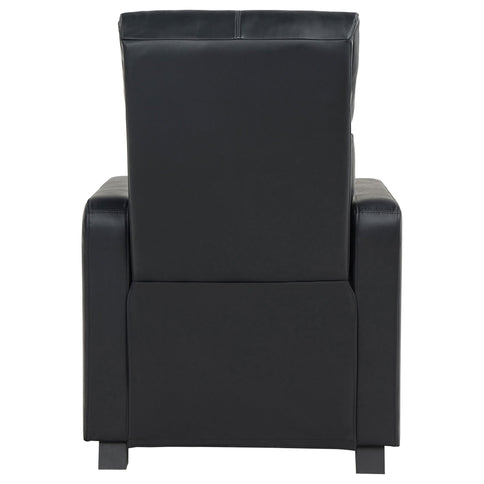 Warren - 3 Seater Reclining Home Theater - Black