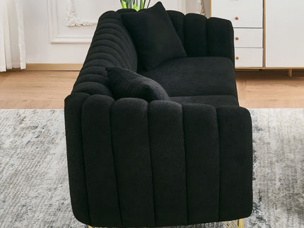 Tufted Oversized Sofa For Living Spaces