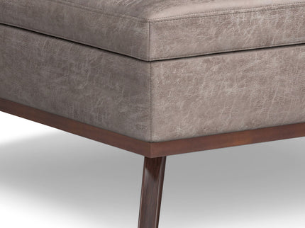 Owen - Multifunctional Square Coffee Table Storage Ottoman