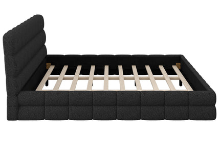 Upholstered Platform Bed With Headboard