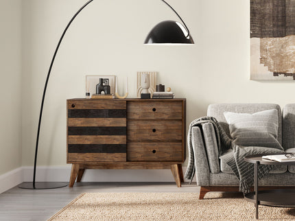 Clarkson - Medium Storage - Rustic Natural Aged Brown