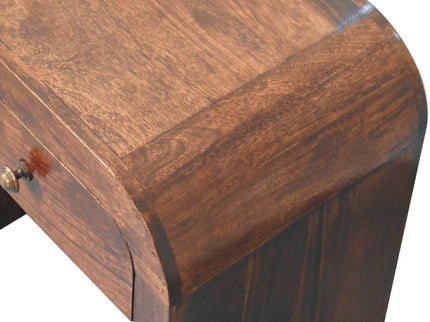 Disc Nightstand - Walnut