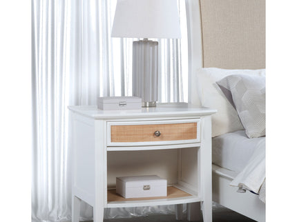 Talia - 1 Drawer Nightstand - White