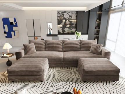 Modern Comfy Upholstered Sofa Cloud Couch & Deep Seat Couches