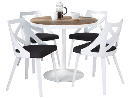 Dakota Charlotte - 5 Piece Contemporary Design Dining Set