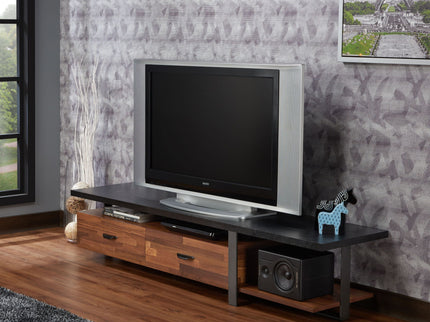 Elling - TV Stand - Walnut / Black