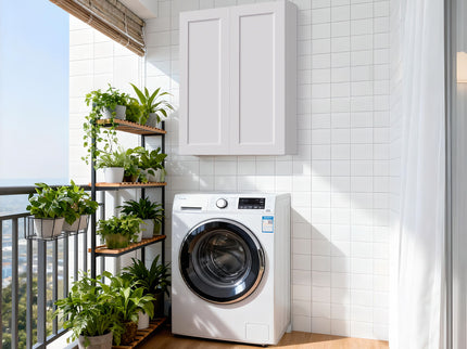 Shaker Wall Cabinet With Soft Close Hinges, Adjustable Shelves, Double Door