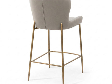Modern Counter Stool With Upholstered Seat
