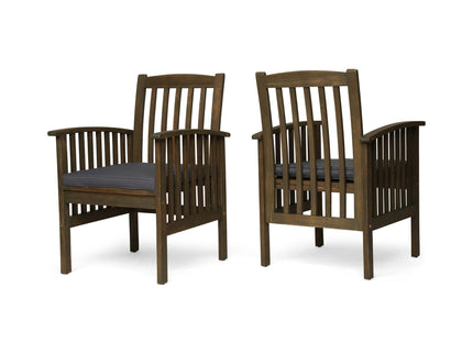 Casa - Acacia Dining Chair Set With Cushions,