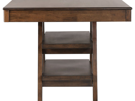 Ferrara - 5 Piece Counter Height Dining Set With Chairs - Walnut