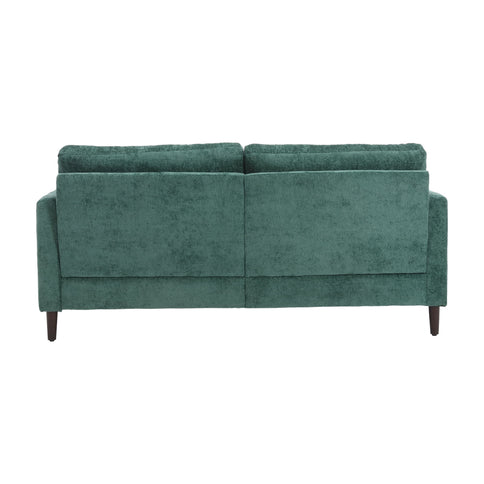 Mid Century Modern Fabric Loveseat Sofa, 2 Seat Upholstered Couch