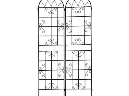 Metal Garden Rustproof Trellis For Climbing Plants Outdoor Flower Support