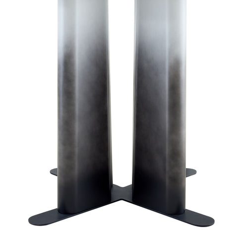 Round Dining Table With Cross Base, Modern Home Furniture