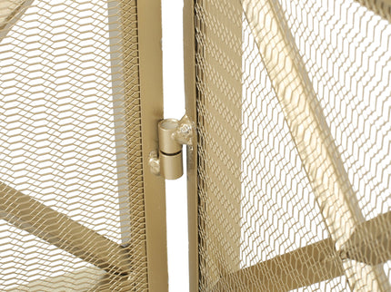 Margaret - 3 Panel Fireplace Screen Iron