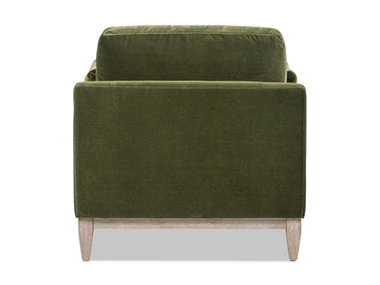 Pasadena - Modern Farmhouse Chaise Lounge Chair - Olive Green