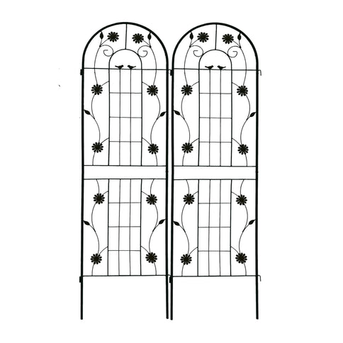 Metal Garden Trellis Rustproof Trellis For Climbing Plant Outdoor Flower Support
