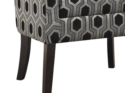 Barrel Back Accent Chair - Gray