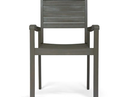 Outdoor Dining Chair, Stacking Design For Patio