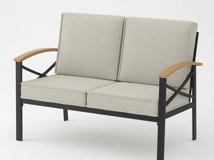 Outdoor Loveseat With Washable Cushions