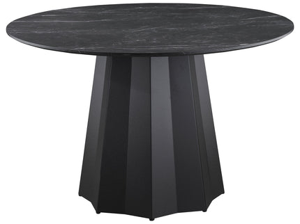 Dorgan - 5 Piece Round Dining Set - Black