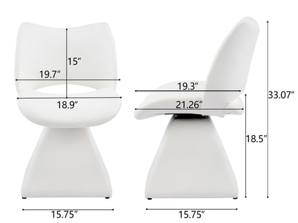 Modern Swivel Dining Chair With High Back