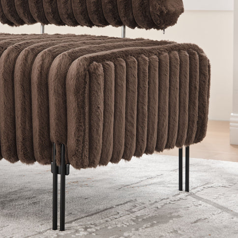 Mini Loveseat With Adjustable Backrest
