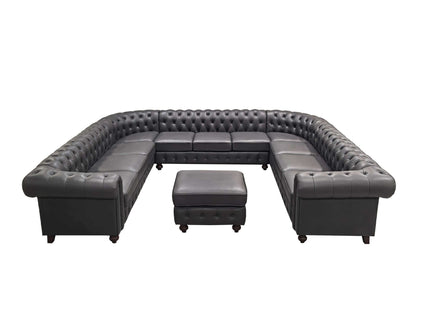 Chesterfield Vintage Style U - Shape Sectional