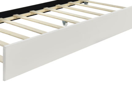 Upholstery Daybed Frame With Shell Shaped Backrest