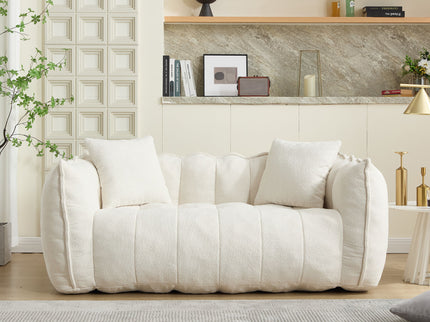 Cozy Beanbag Chair With High Resilience Foam Core For 2