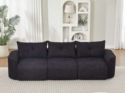 3 Seater With Thickened Armrests Sofa For Living Room