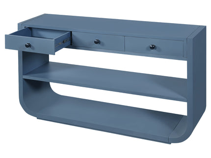 Console Table With 3 Soft Close Drawers & 2 Open Shelves